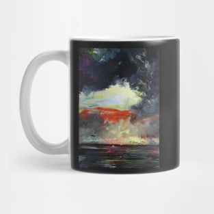 Abstract Landscape Lighthouse 220 Mug